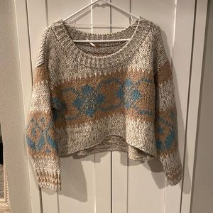 Free People Cropped Sweater